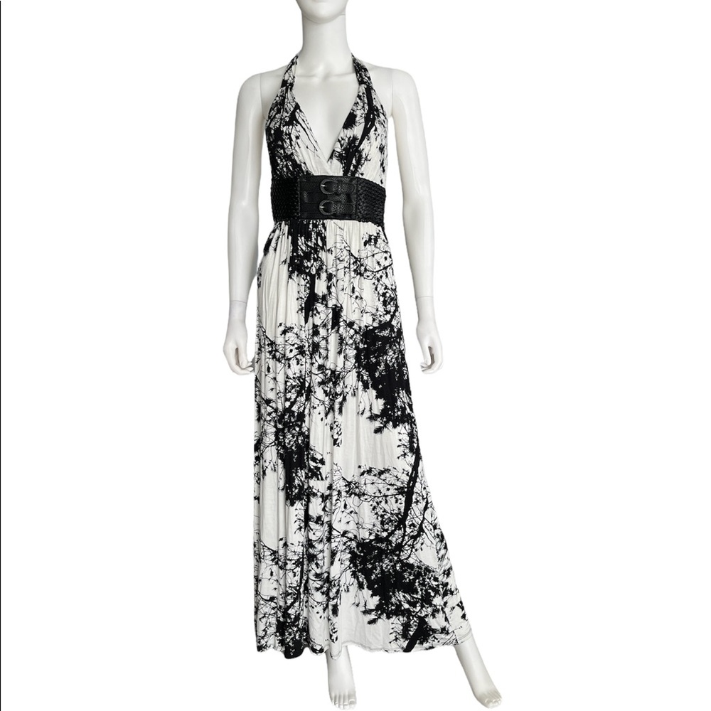 Freshine clothing halter maxi dress
